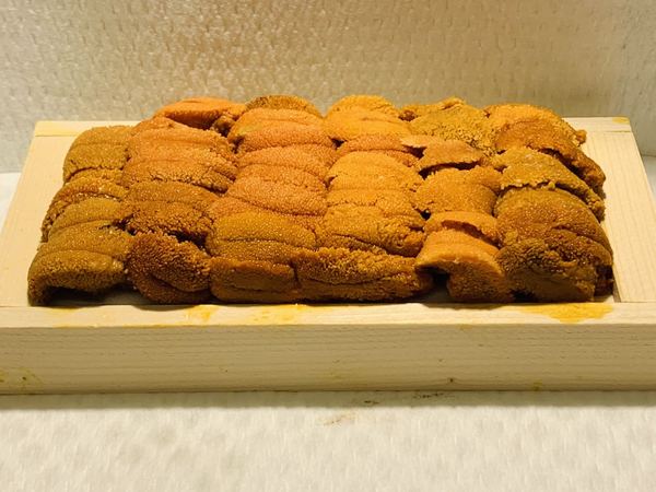 130G Wooden Tray Miane Sea urchin